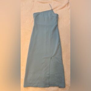 Elegant Blue Midi Dress